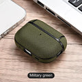 Shockproof Fabric AirPods Case Cover with Carabiner for AirPods 4 3 Pro 2 Protective Wireless Charging Earbuds Case