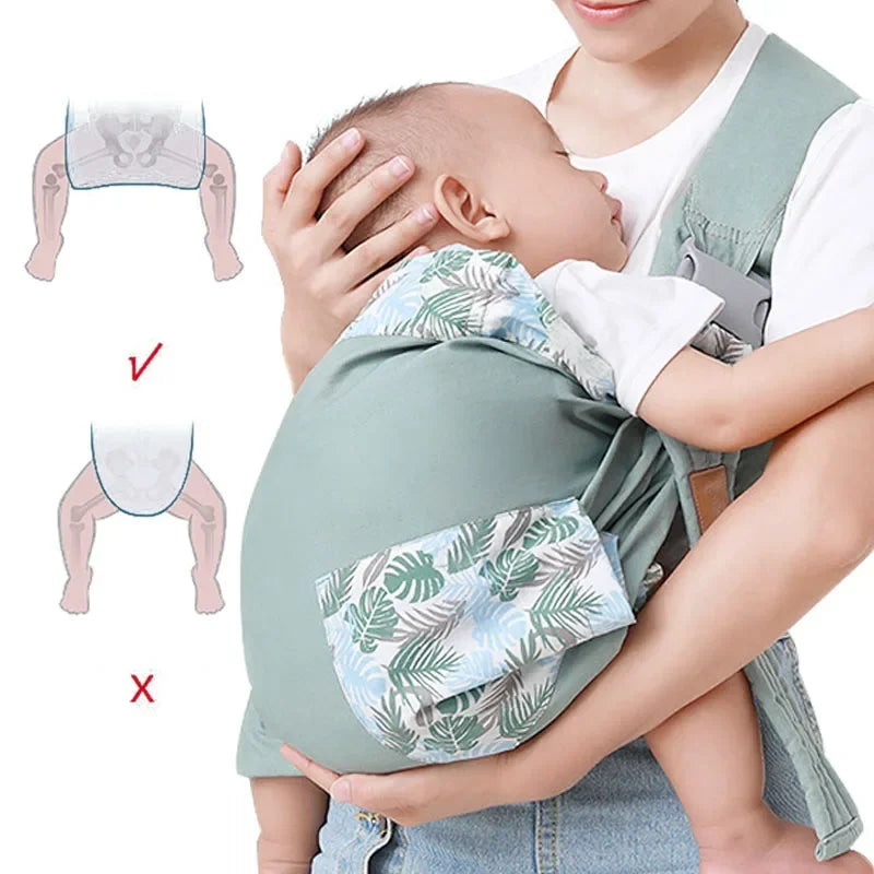 Baby Wrap Carrier Newborn Sling Nursing Cover Breathable Mesh 0-36M