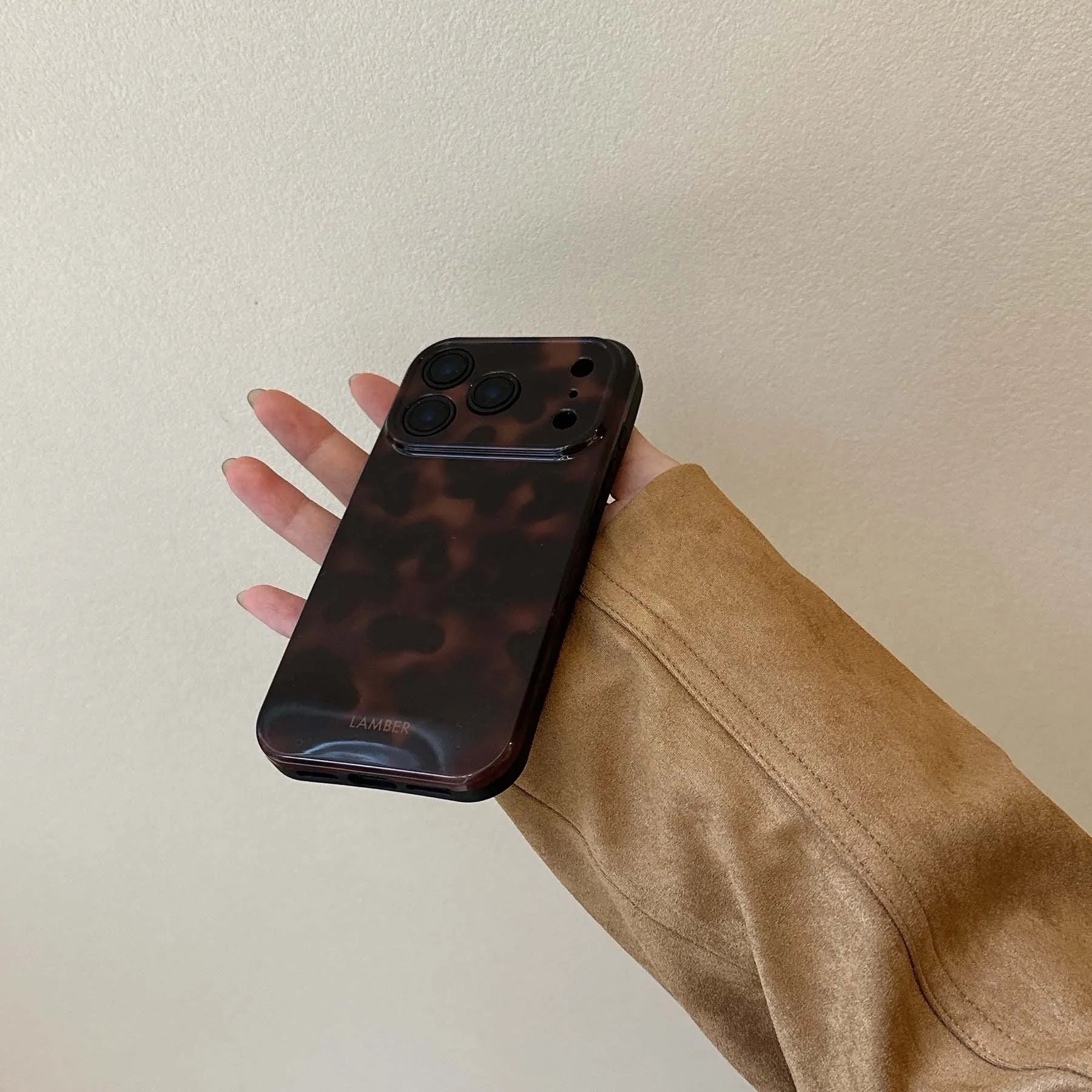 Amber Back Shockproof iPhone Case