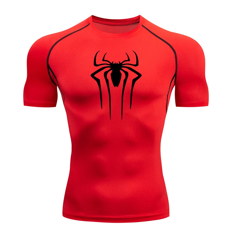 Men Compression Short Sleeve Quick Dry Gym Running Fitness T Shirt