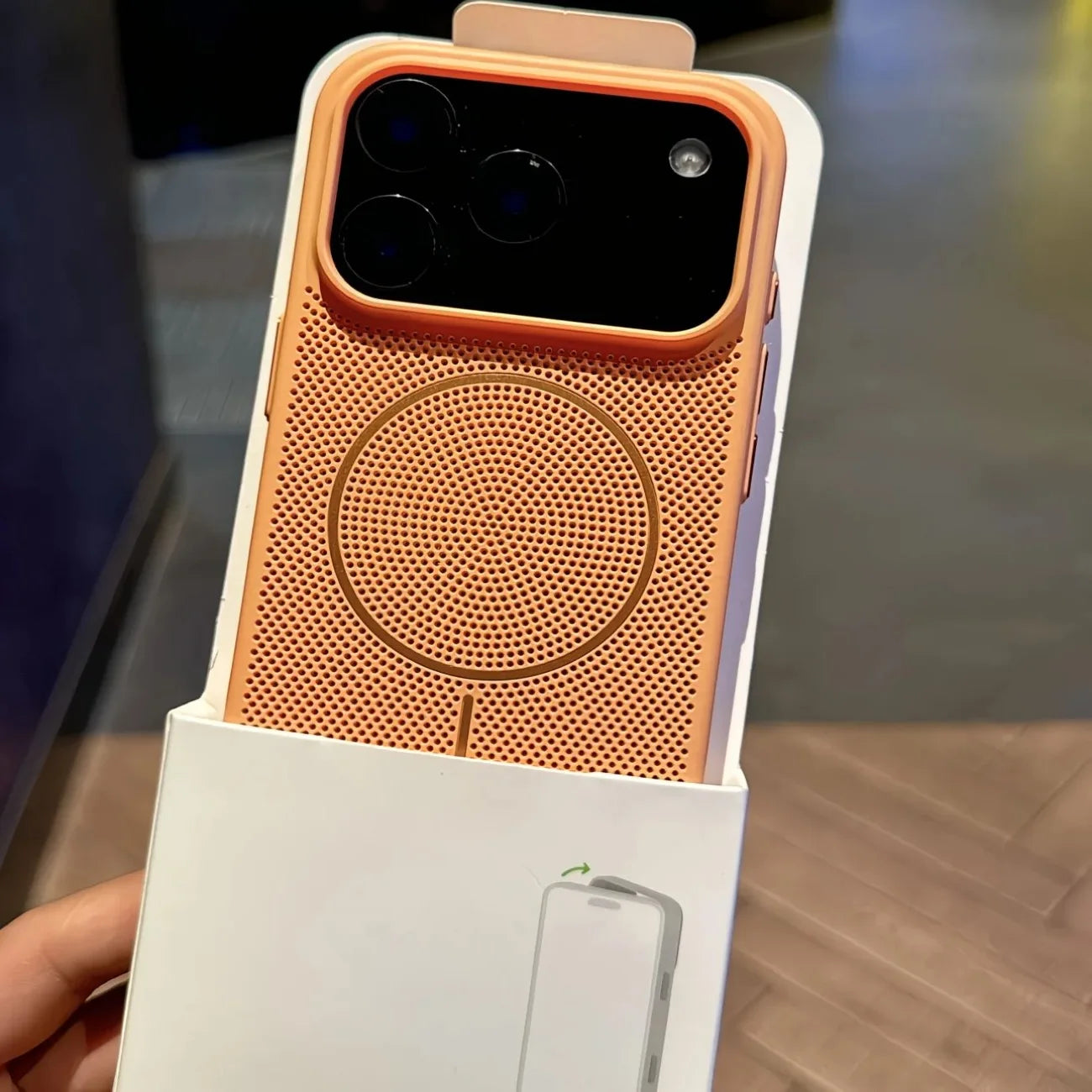 Cooling Hard Case Magnetic Heat Dissipation Breathable Cover iPhone Case