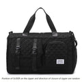 Quilted Travel Duffel Bag Women Large Capacity Gym Bag Waterproof Weekend Overnight Tote