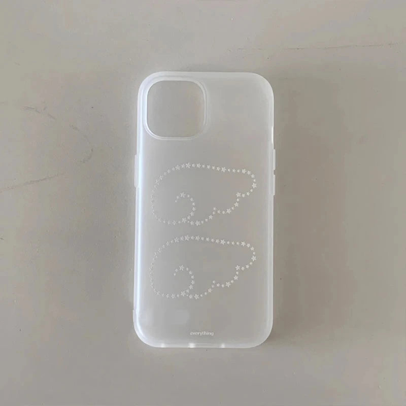 Korean Stars Angel Wing Y2K Matte iPhone Case