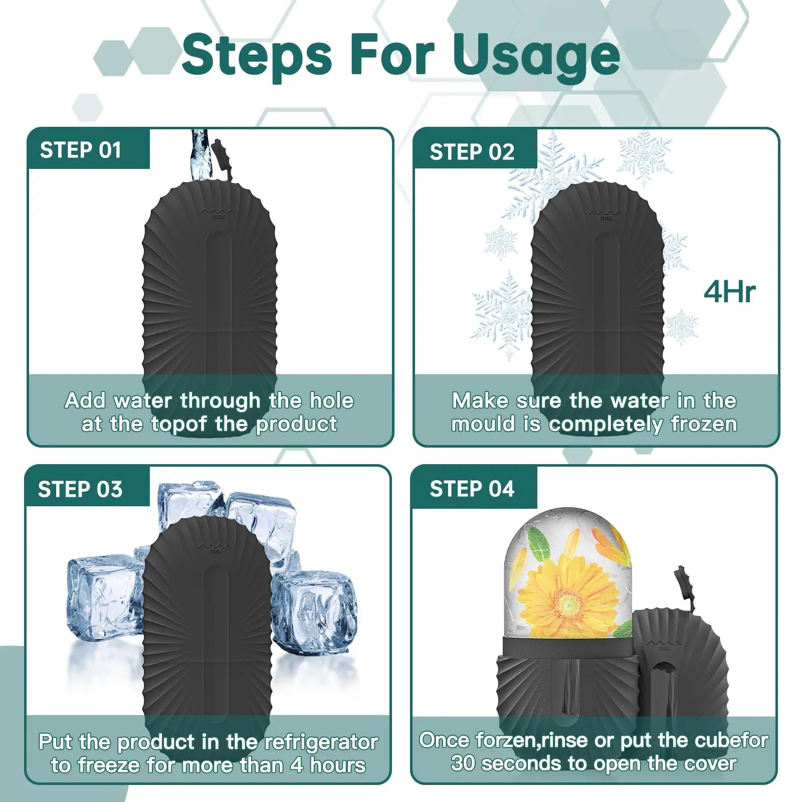 Ice Face Roller Gua Sha Skincare Tool Set