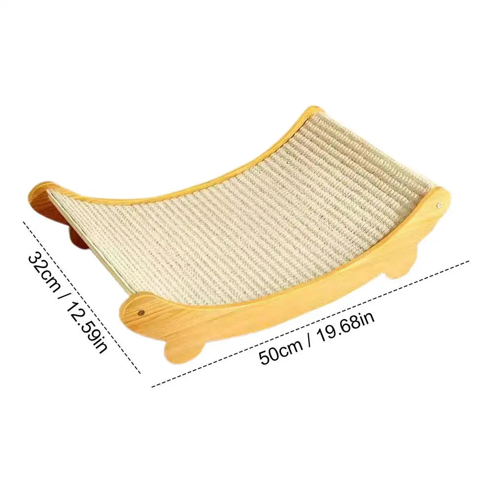 Sisal Cat Scratching Pad Reusable Scratch Bed Nest for Sleeping Playing Cats