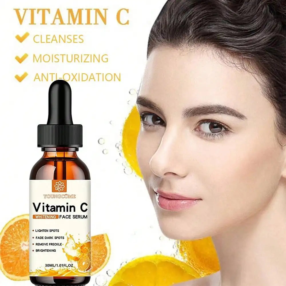 Vitamin C Serum – Brightening & Dark Spot Correcting Facial Essence with Hyaluronic Acid