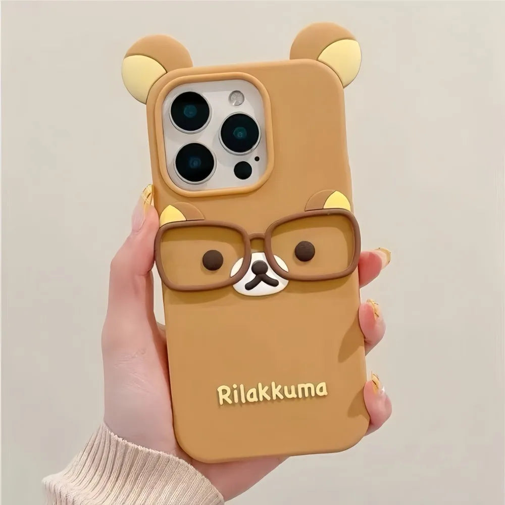 Cute Rilakkuma Bear iPhone Case