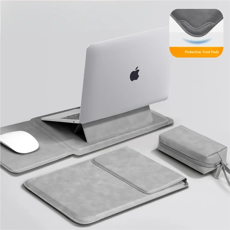 Laptop Sleeve Case with Stand 13-16 Inch MacBook HP Dell Protective Bag