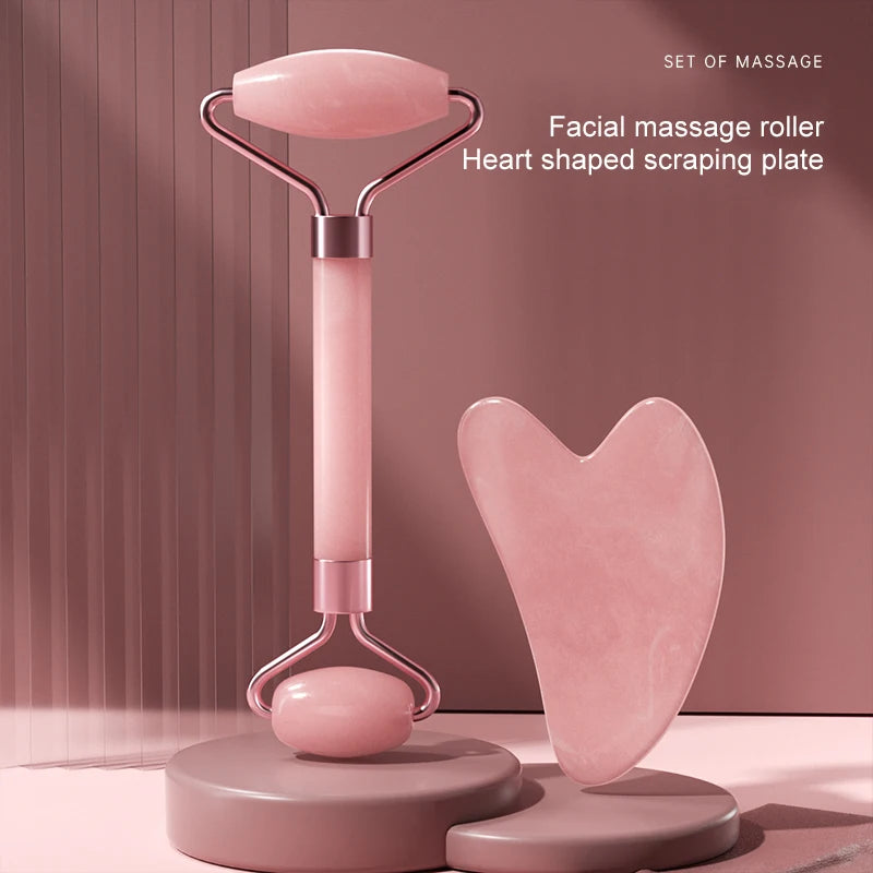 Facial Massage Roller Resin Gua Sha Tool for Face Neck Eye Skincare