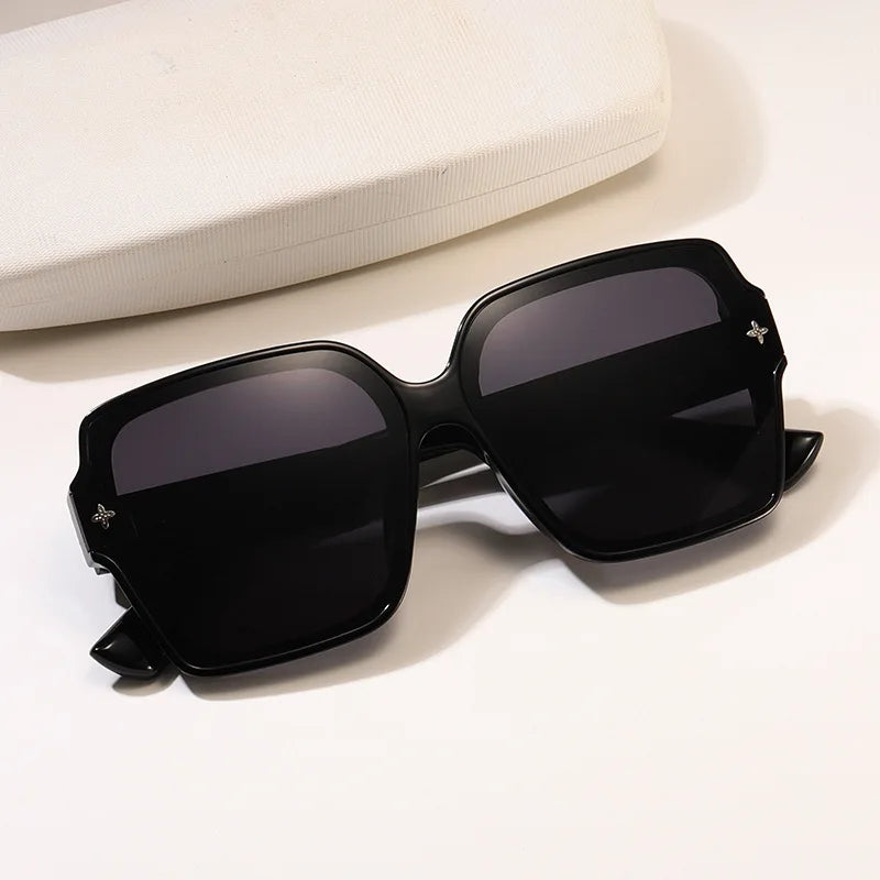 Large Square Frame UV Protection Sunglasses for Women