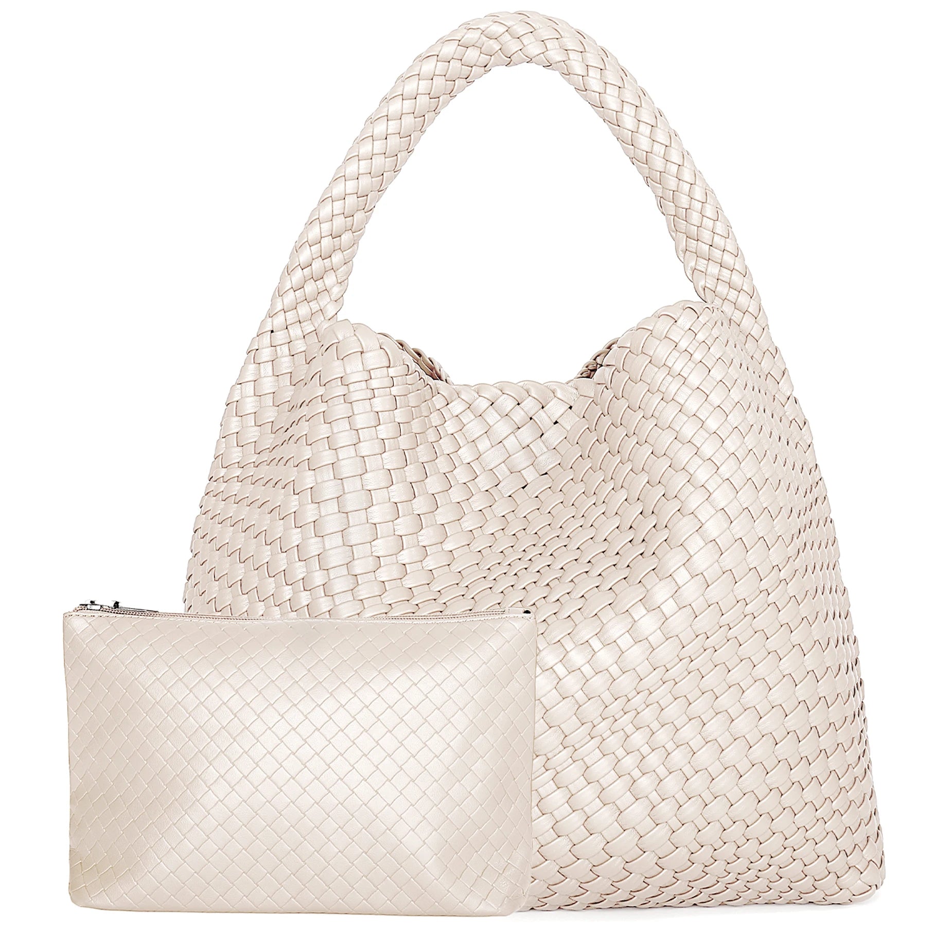Women Tote Bag Large Capacity Soft Leather Shoulder Bag Summer Travel Shopper Tote