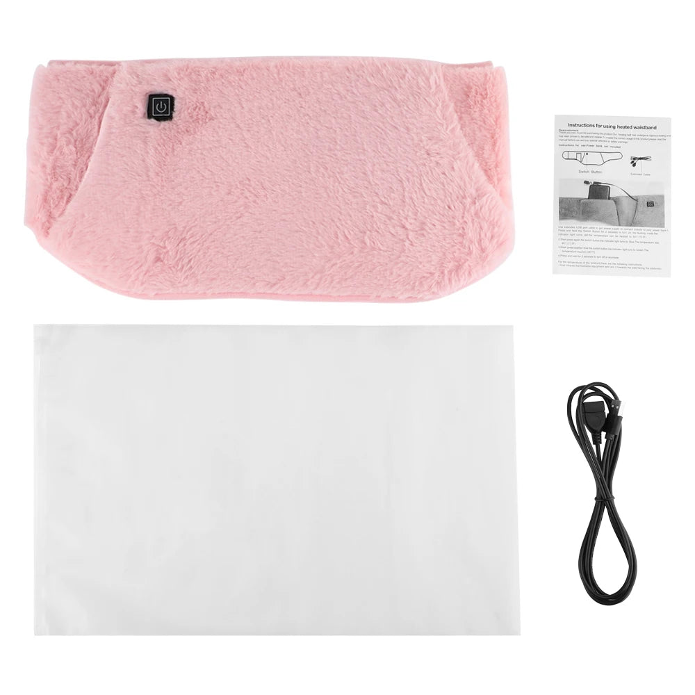 Electric Graphene Heating Pad USB Rechargeable Waist and Abdominal Warmer Belt