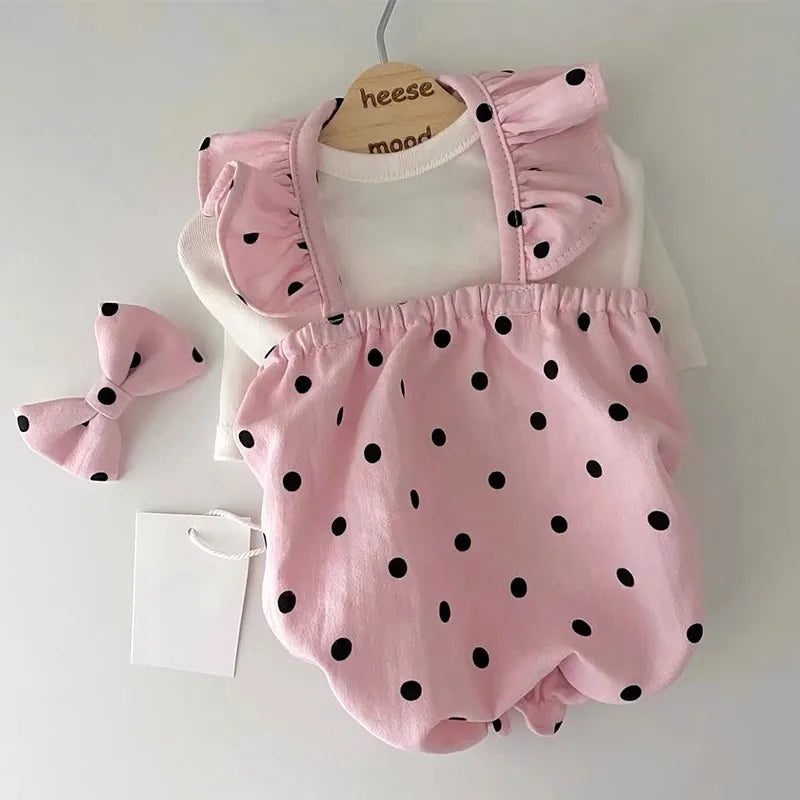 Cute Polka Dot Pet Dress Summer Puppy Skirt for Small Dogs and Cats