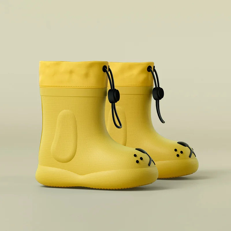 Kids Waterproof Rain Boots Lightweight EVA Rain Shoes for Boys & Girls