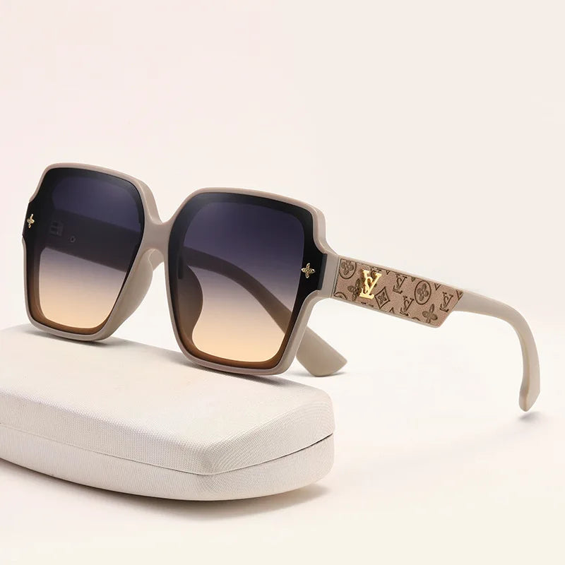 Large Square Frame UV Protection Sunglasses for Women