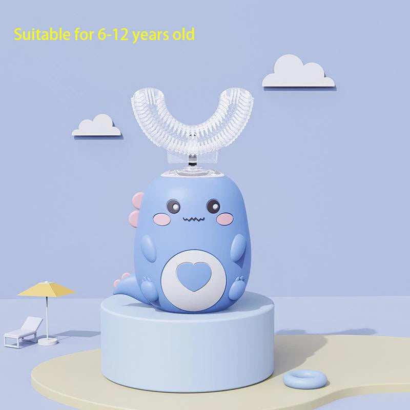 Kids Electric U Shaped Toothbrush Rechargeable Sonic Brush