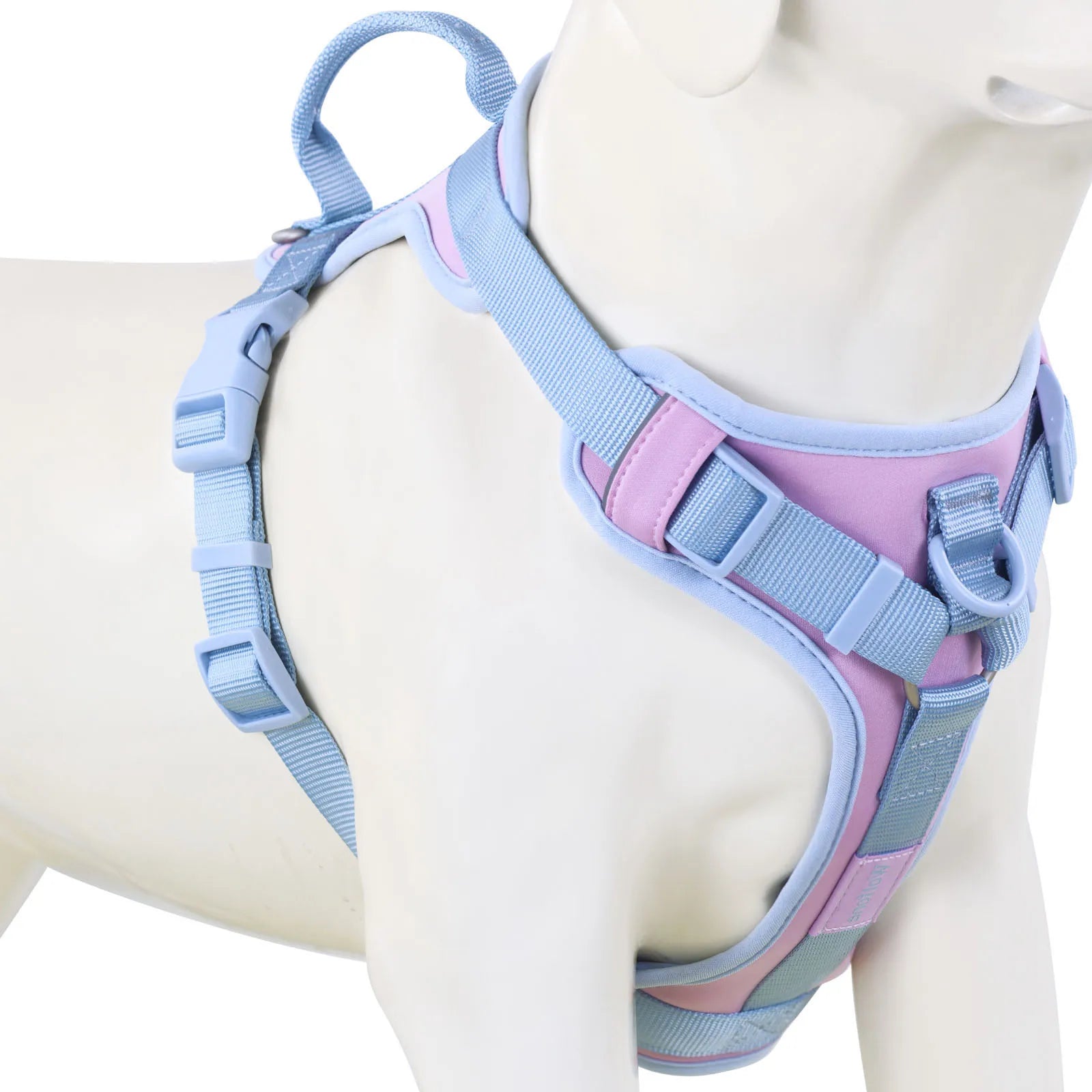 Chocolate Dog Harness Adjustable No Pull Harness for Small Large Dogs