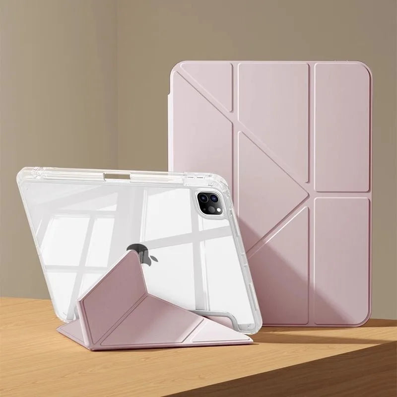iPad Smart Case with Pen Holder Cover for iPad Air Pro Mini 7 6 5 4 3 2 1