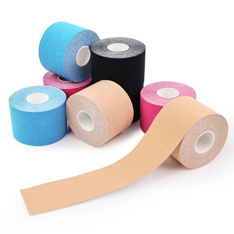 Elastic Kinesiology Sports Tape Muscle Support Waterproof Breathable Pain Relief Athletic Tape