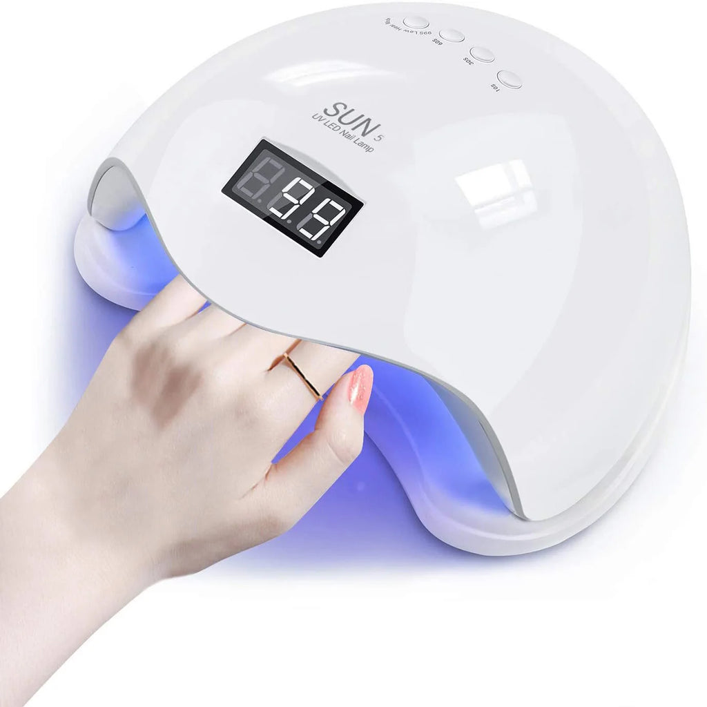 UV LED Nail Lamp – Professional Gel Nail Dryer with Timer & Auto Sensor