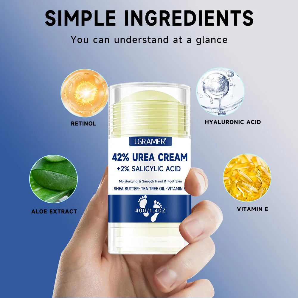 Urea 42% Salicylic Acid 2% Intensive Moisturizing Foot & Hand Cream Hydrating Care