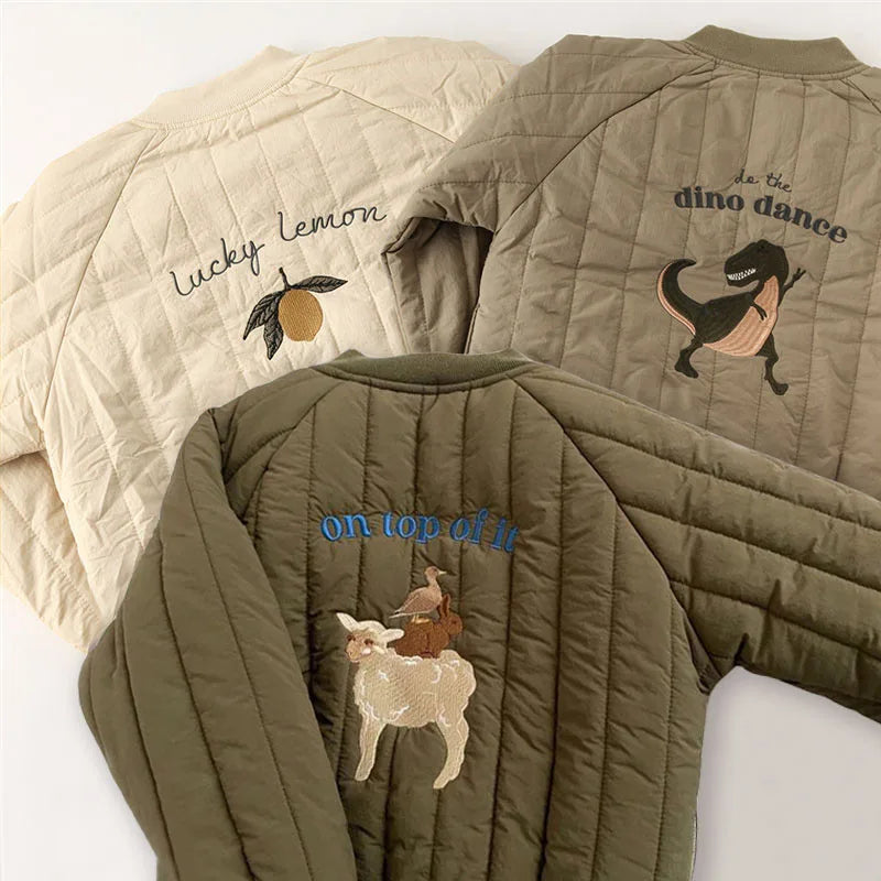 Kids Warm Thickened Cotton Jacket Winter Coat for Girls & Boys 1–6 Years
