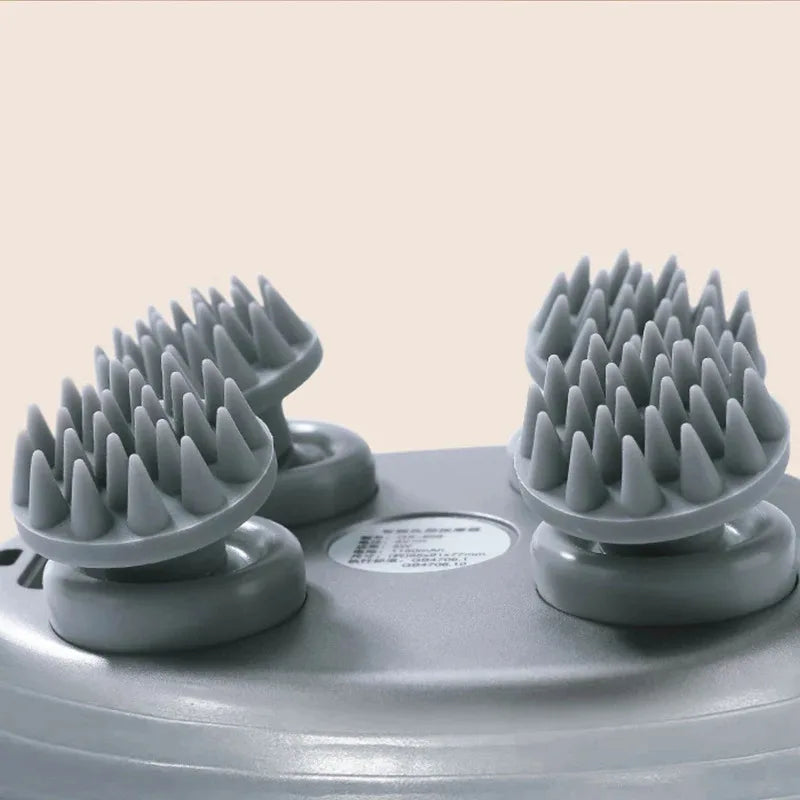 Mini Electric Scalp Massager Magnetic Rechargeable Deep Kneading Relaxation