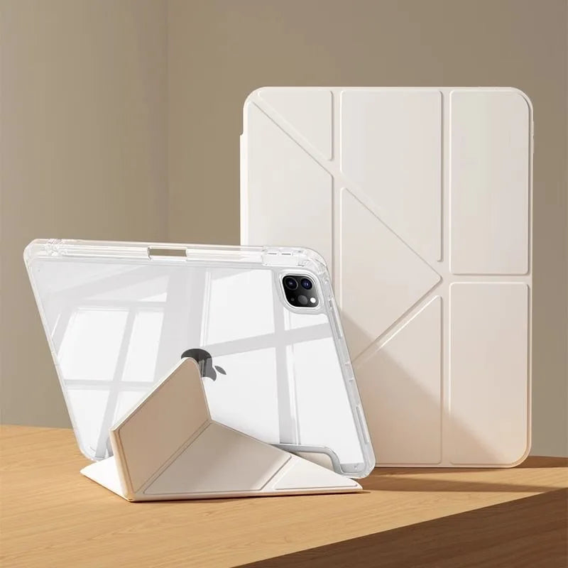 iPad Smart Case with Pen Holder Cover for iPad Air Pro Mini 7 6 5 4 3 2 1