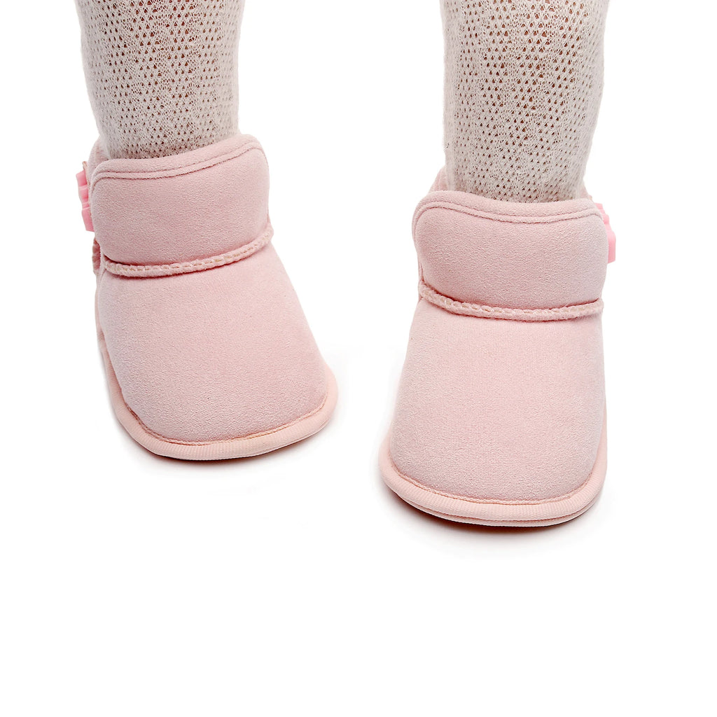 Baby Winter Ankle Boots Non Slip Warm Fleece Shoes