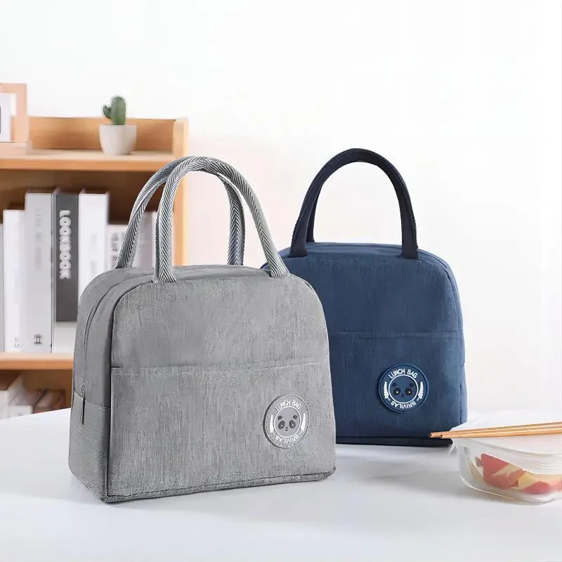 Insulated Lunch Bag Bento Pack Aluminum Foil Meal Bag Ice Pack Student Lunch Handbag