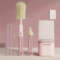 Baby Silicone Bottle Brush Portable Cleaning Set