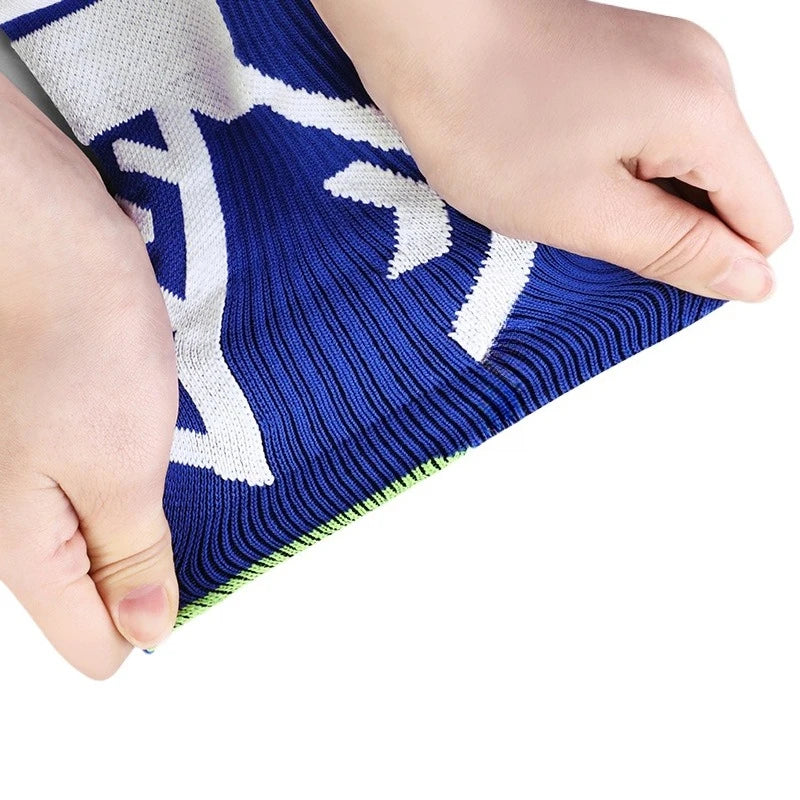 High Top Basketball Socks Cushioned Terry Breathable Moisture Wicking Sports Socks