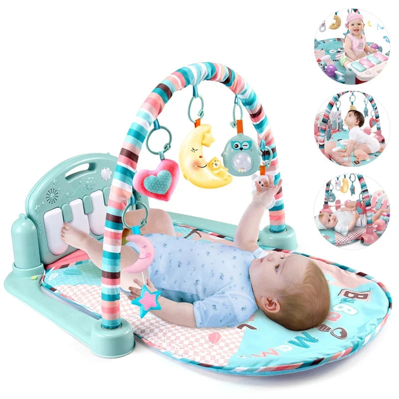 Baby Music Play Gym Piano Activity Mat for Newborns 0 to 36 Months