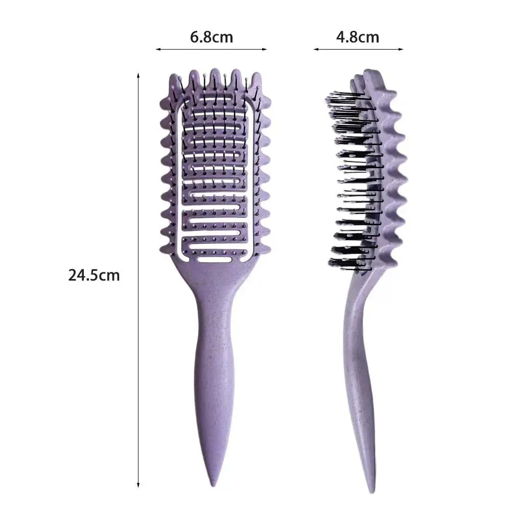 3 in 1 Curl Defining Brush Detangling Hair Styling Comb