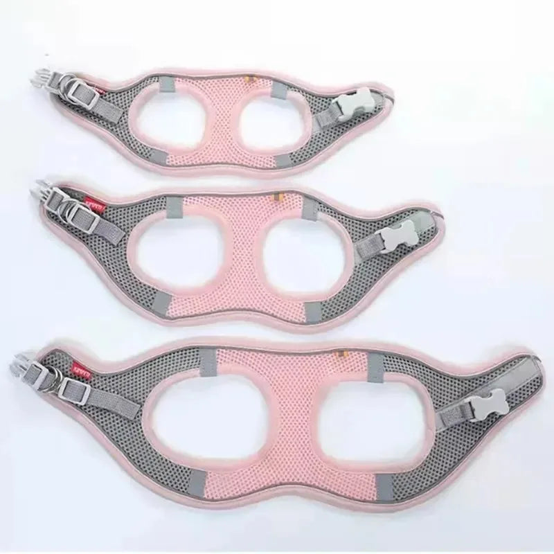 Breathable Dog Harness – Reflective Adjustable Vest Harness for Walking