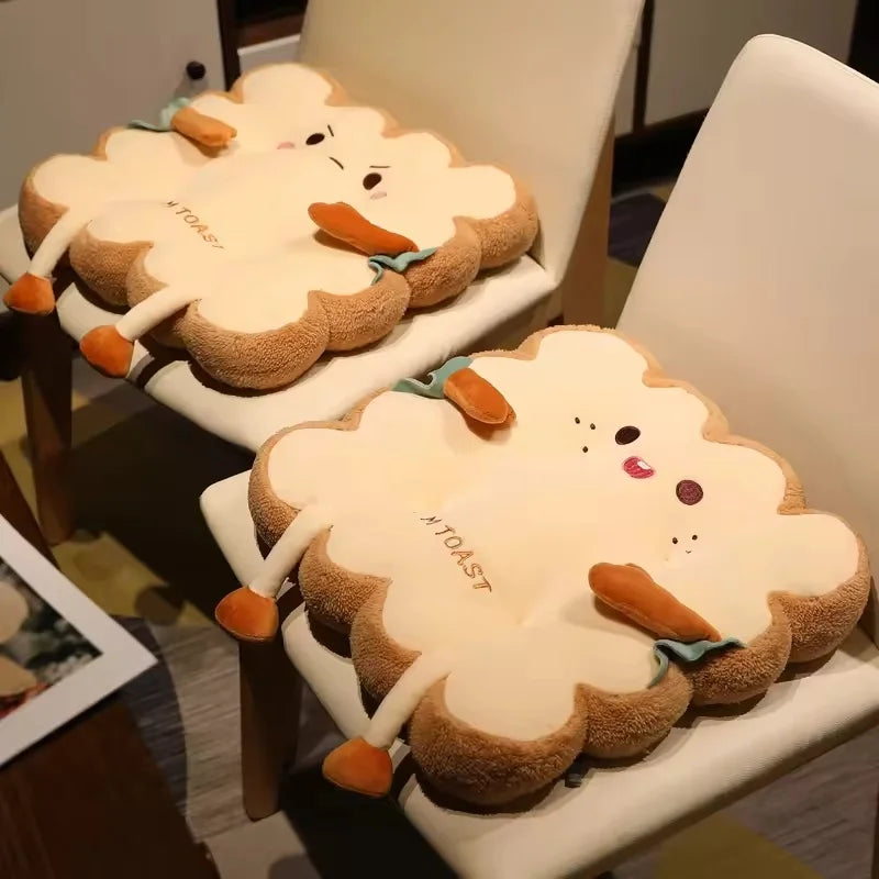 Toast Shaped Seat Cushion for Home Office Car
