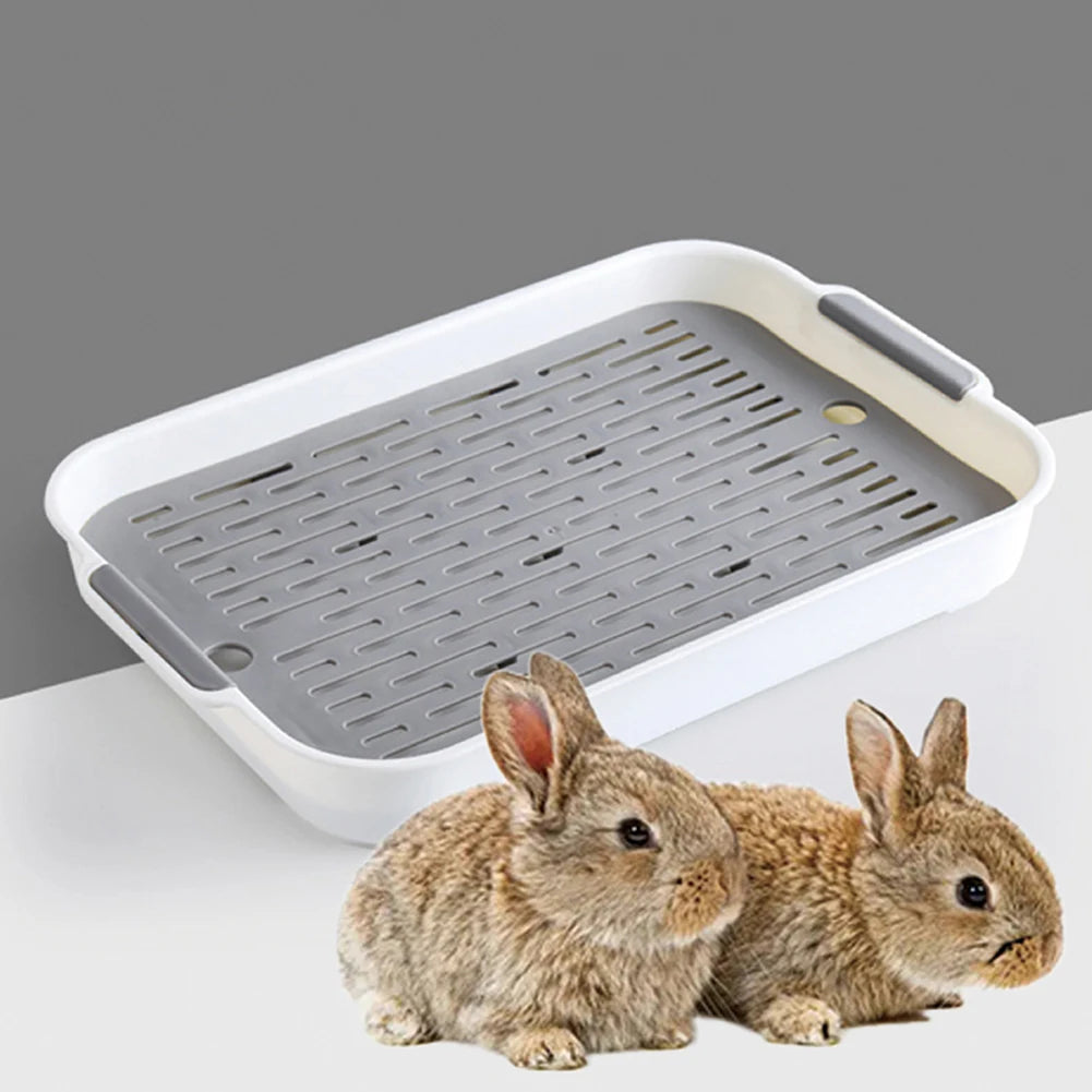Rabbit Litter Box Corner Toilet Tray for Small Pets