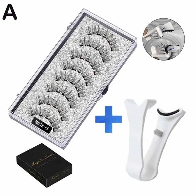 Magnetic Lashes – No Glue Easy Apply Eyelashes Kit