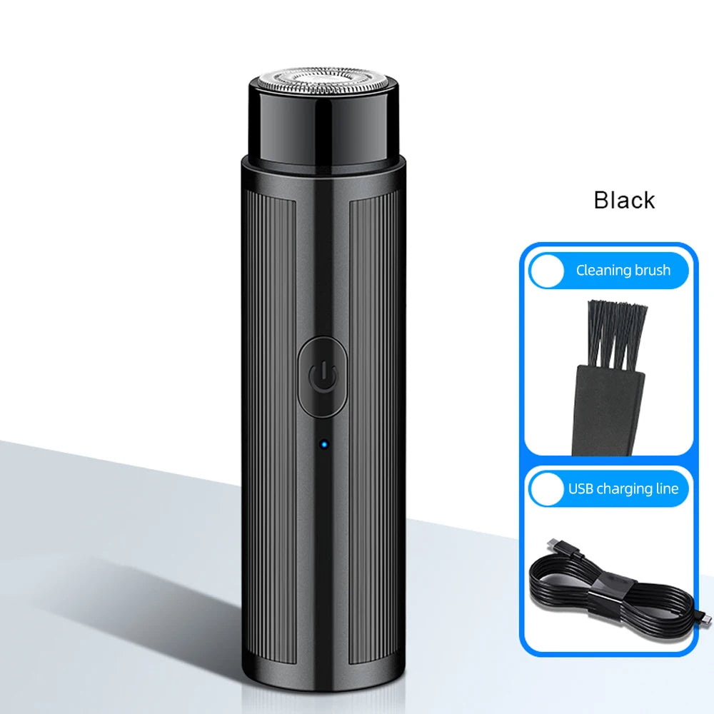 Mini Electric Shaver Rechargeable Razor Men Women Portable Epilator Car Travel Shaving Tool
