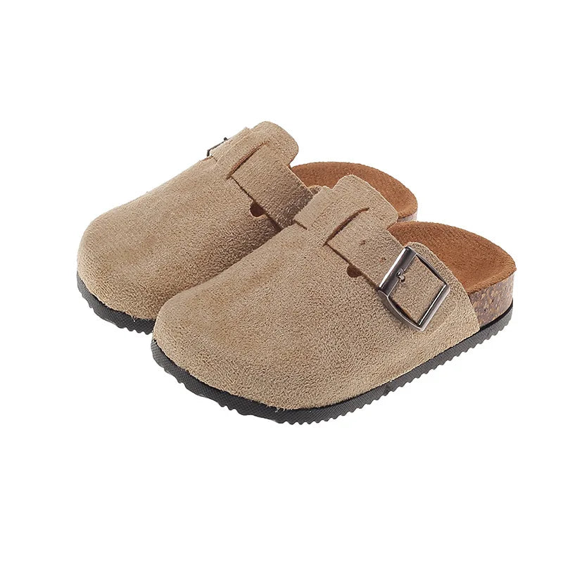 Kids Breathable Outdoor Slippers Casual Flat Indoor Outdoor Shoes