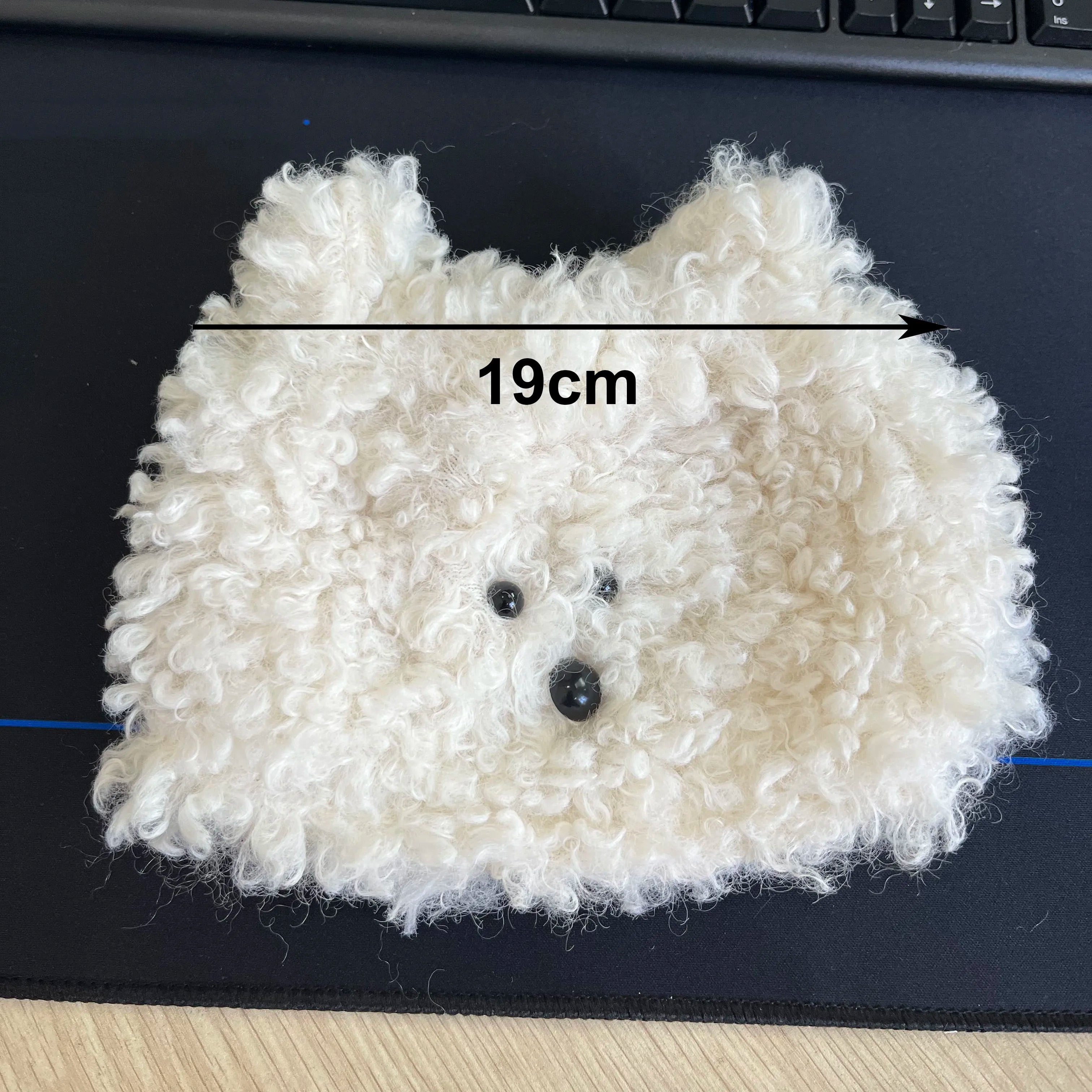 Nordic Plush Cartoon Dog Tissue Box Holder Napkin Storage Bag