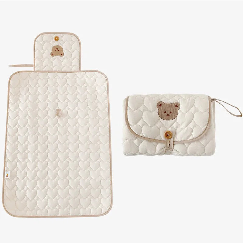 Foldable Baby Diaper Changing Pad Waterproof Travel Nappy Mat for Newborns