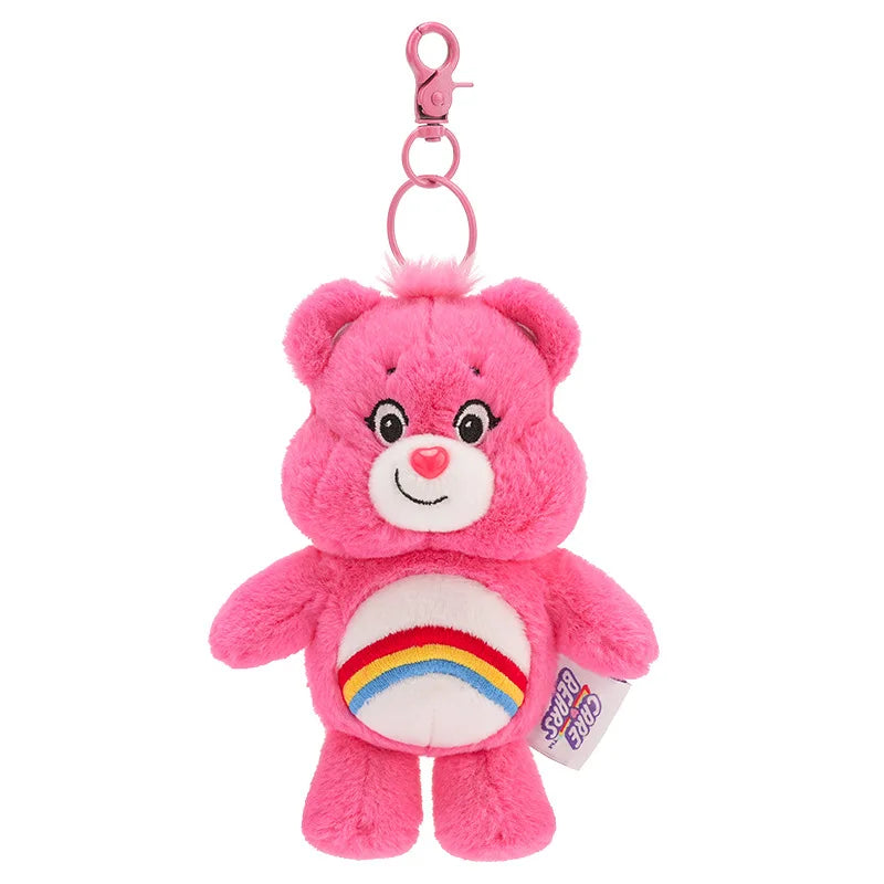 Care Bears Plush Keychain Cute Rainbow Bear Kawaii Toy with Sound