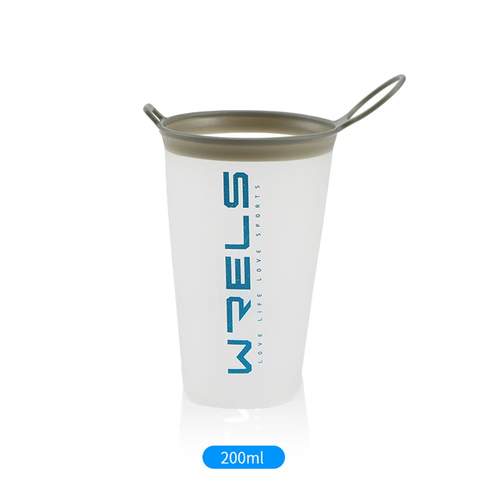 Foldable Sports Water Cup 200ml – Portable Collapsible Running Hiking Travel Cup