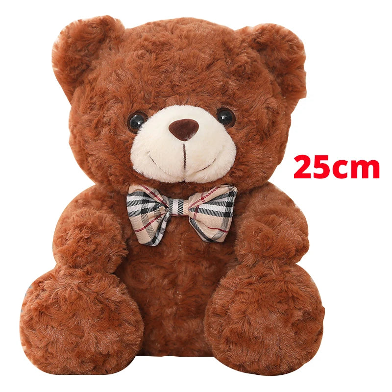 Teddy Bear Plush Pillow 25cm 35cm Soft Stuffed Animal Gift