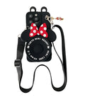 Minnie Mickey Pendant Wallet Lanyard iPhone Case