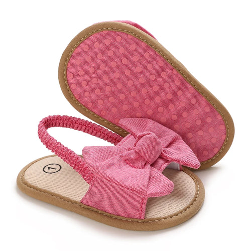 Baby Girls Flower Sandals Soft Sole Non Slip First Walker Shoes