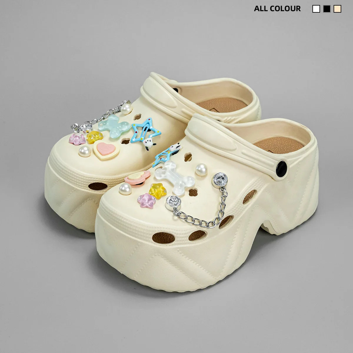 Women’s 9cm Platform Clogs Thick Sole EVA Summer Slippers