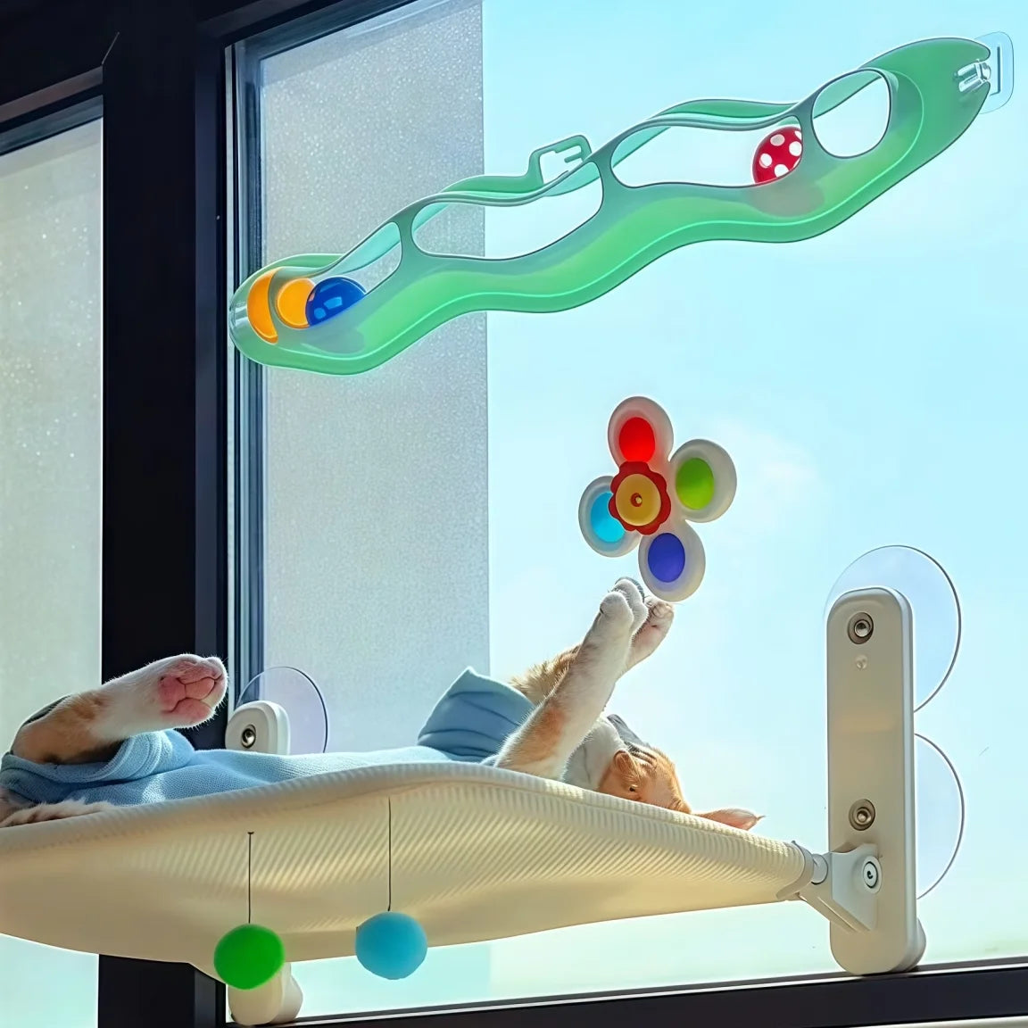 3pcs Cartoon Spinning Bath Toys with Suction Cups