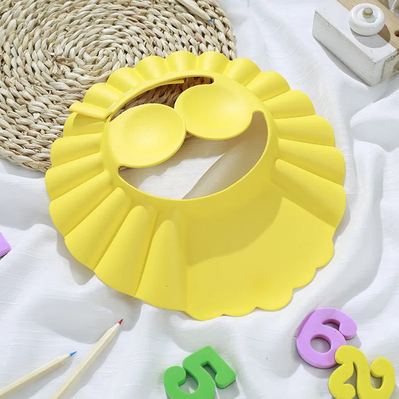 Kids Adjustable Hair Wash Shower Cap for Bath